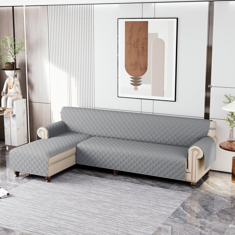 Slipcover for sofa with chaise online lounge